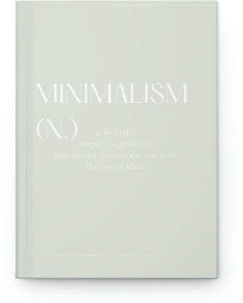 Minimalism Art Classic Notebook